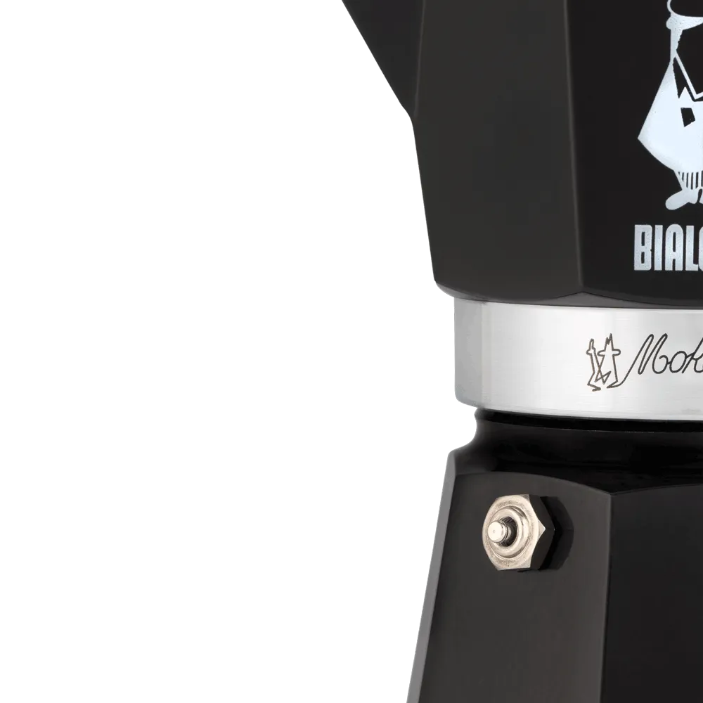 Bialetti Moka Express, Zwart, 6/c - Afbeelding 5