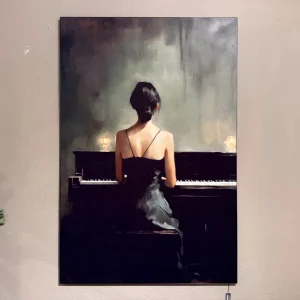 Canvas – Piano Girl