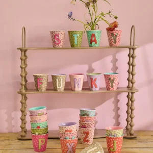 Rice, Alfabet beker, roze, Flowers