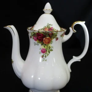 Old Country Rose koffiepot, groot