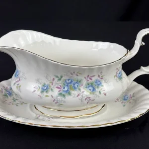 Blue Blossom sauskom met schotel