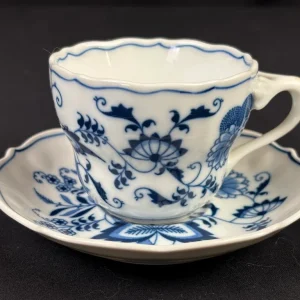 Blue Danube koffiekop en schotel 7,5cm