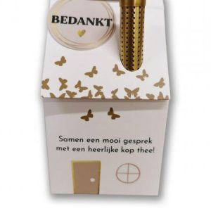 Natural Flowercards – Theehuisje ‘Bedankt’