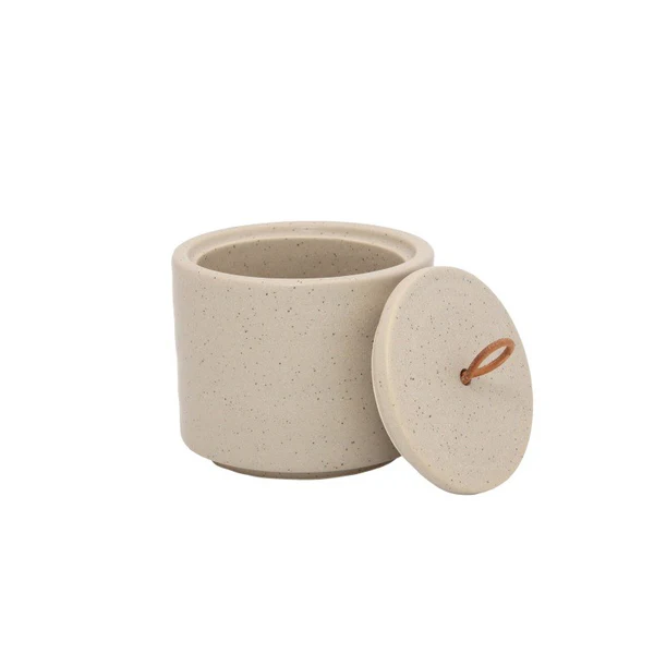 Leeff – Keramieken voorraadpot, Groot, Taupe - Afbeelding 3