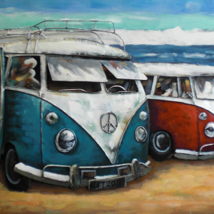 Wanddecoratie VW camper